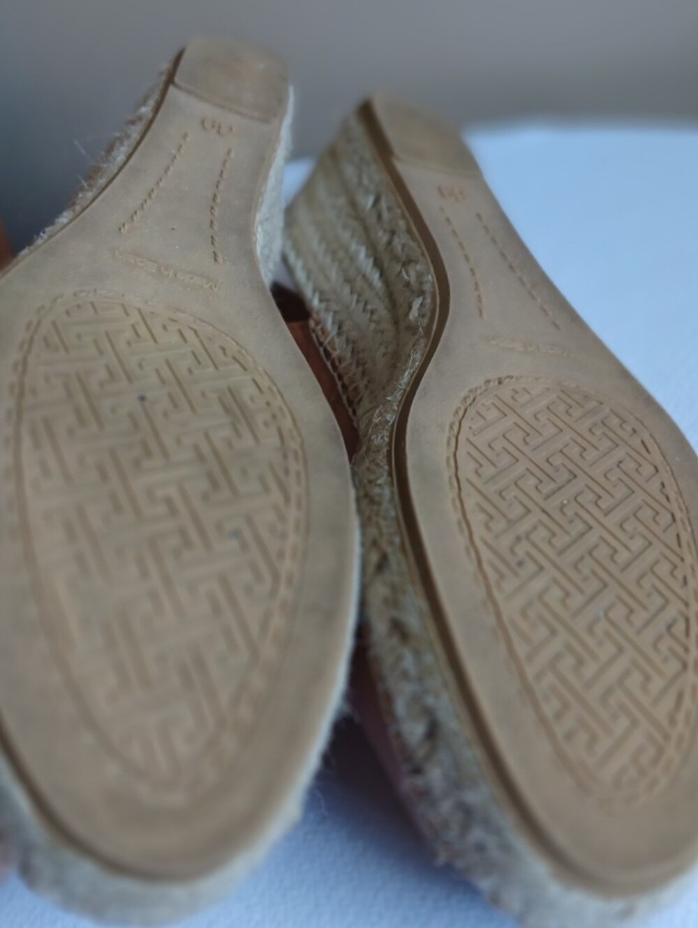TONI PONS women's Bernia Espadrille Wedgw In Tan Size 39 - Picture 9 of 9